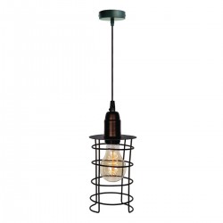 ПЕНДЕЛ COPPER 1X60W E27 ЧЕРЕН ПЕНДЕЛ COPPER 1X60W E27 ЧЕРЕН