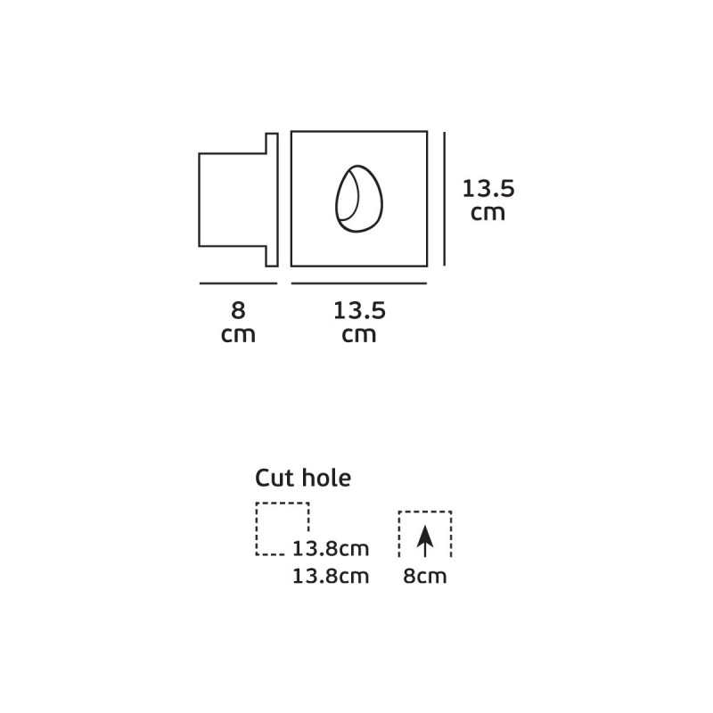 LED ЛУНА 64174-307131 7W 3000K