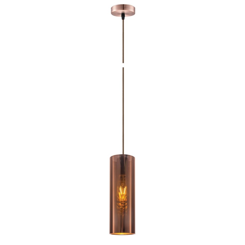 ПЕНДЕЛ COPPER 1X60W E27 ЧЕРЕН ПЕНДЕЛ COPPER 1X60W E27 ЧЕРЕН