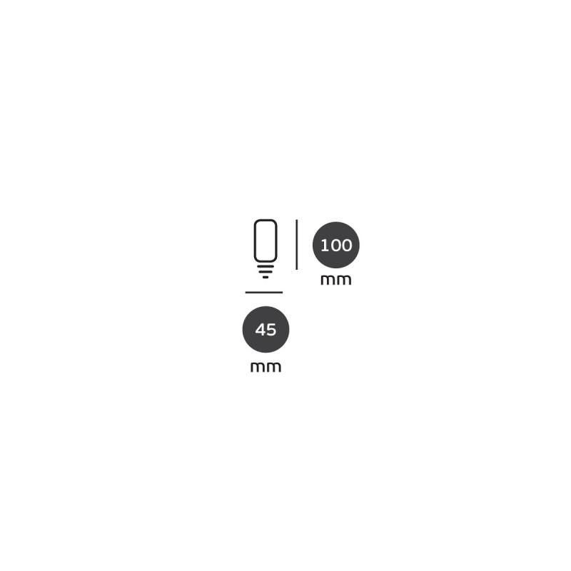 КРУШКА LED T45 12W 230V E27 НЕУТРАЛНА БЯЛА
