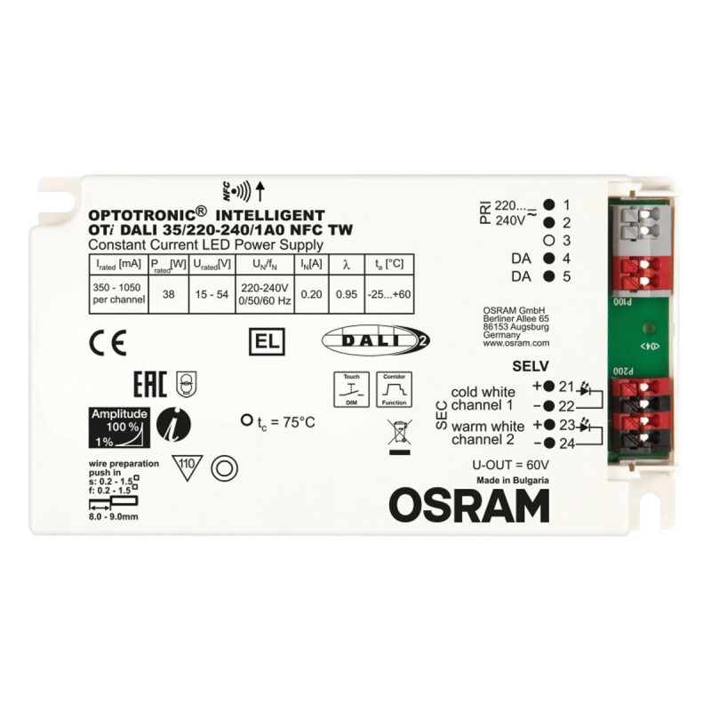 VK/OTI DALI 35/220-240/1A0 NFC TW 78000-761019 VK/OTI DALI 35/220-240/1A0 NFC TW 78000-761019