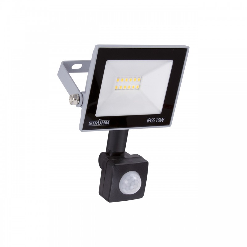 LED ПРОЖЕКТОР KROMA S 10W СИВ НЕУТРАЛНА СВЕТЛИНА