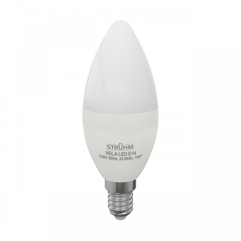 КРУШКА VELA LED E14 8W НЕУТРАЛНО БЯЛА КРУШКА VELA LED E14 8W НЕУТРАЛНО БЯЛА