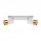 PUZON SPT GU10 2L WHITE/GOLD 04124