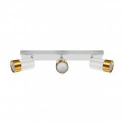 PUZON SPT GU10 3L WHITE/GOLD 04126