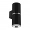 DIOR WLL 2xGU10 BLACK/CHROME 04268
