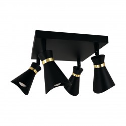 LORETA SPT E14 4D BLACK/GOLDEN 04322