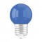 LED КРУШКА E27 1W СИНЯ