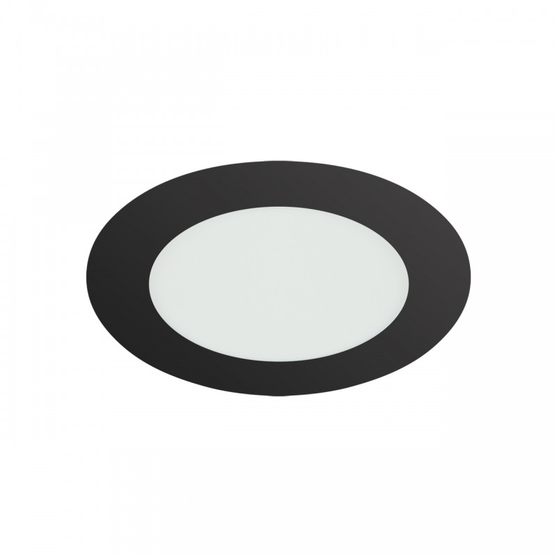 LED ПЛОСКА ПАНЕЛНА ЛАМПА WAFEL 9W ЧЕРНА CCT