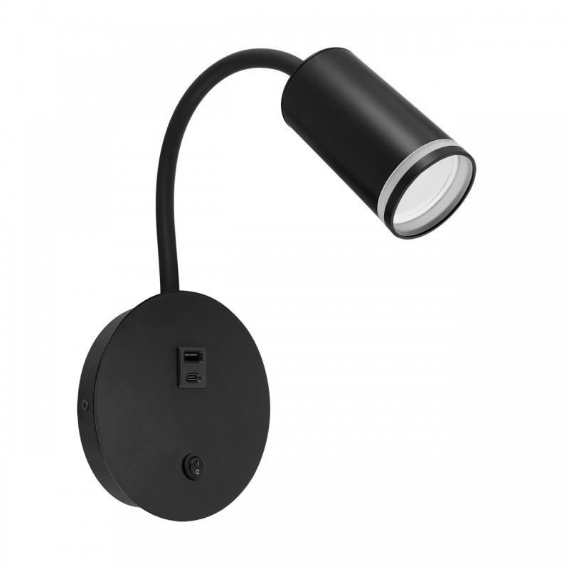LED ПРОЖЕКТОР ZULA WLL USB GU10 ЧЕРЕН LED ПРОЖЕКТОР ZULA WLL USB GU10 ЧЕРЕН