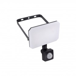 TAFLA LED PIR 10W BLACK NW 05103
