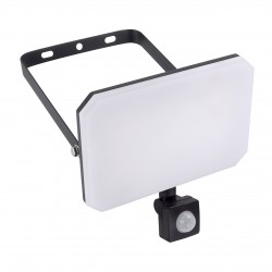 TAFLA LED PIR 50W BLACK NW 05106
