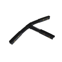 КОНЕКТОР ЗА МАГНИТНА РЕЛСА FLEXIBLE T ЧЕРЕН