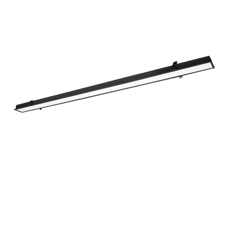  Reces. Trimless L1420 3000K Black Dim. St.Ultra LED module 37W 3000K 6413 Lm 220-240 VAC 50-60 Hz  72000 h  ALUMINIUM  BLACK  L:1420 H:75 W:55 IP20 STATION ULTRA 3911-04142-3-B-D1 
