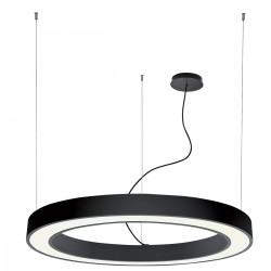 ВИСЯЩ КРЪГ ЧЕРЕН D1200 3000K ДИМИРАЩ LED МОДУЛ