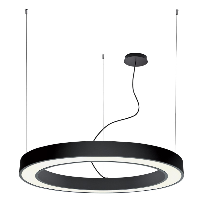 ВИСЯЩ КРЪГ ЧЕРЕН D1200 3000K ДИМИРАЩ LED МОДУЛ
