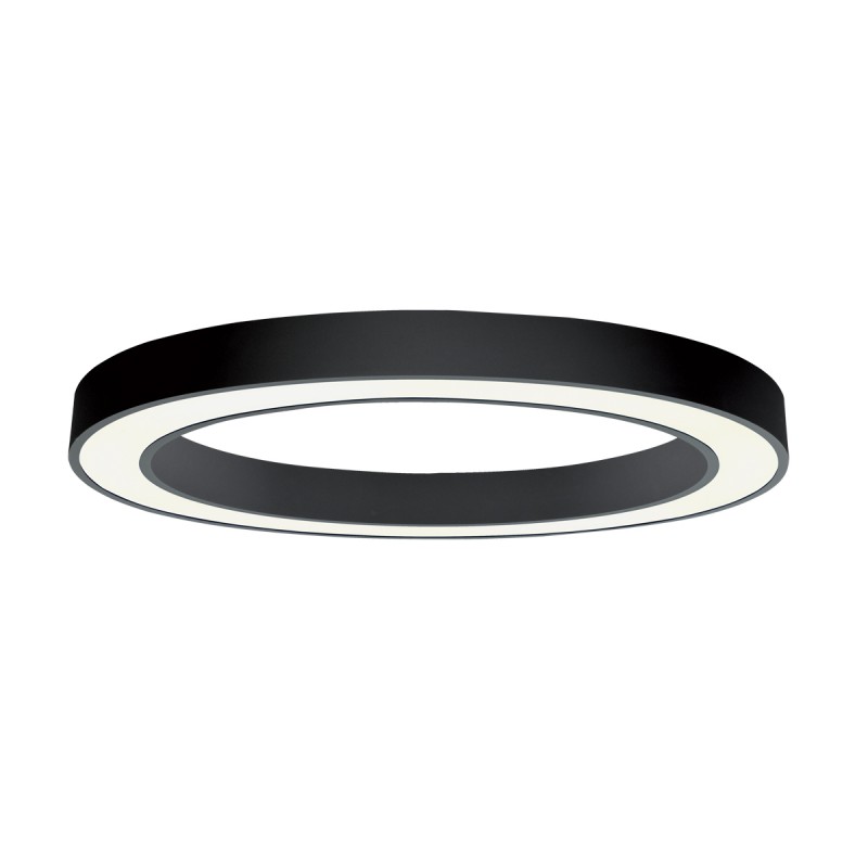 LED ПРЪСТЕНОВИДЕН ПЛАФОН ЧЕРЕН D900 66W 4000K
