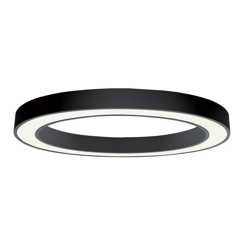LED ПРЪСТЕНЕН ПЛАФОН ЧЕРЕН D1800 4000K 132W