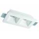 2/Lights Recessed Spot Square Ceramic GU10 / GU5.3   (MR16) 2 x MAX 35W 0 0 230V / 12V 50-60 Hz  0  CERAMIC  WHITE  L:215 H:100 MIN W:120 IP20 CERAMIC 4081400 