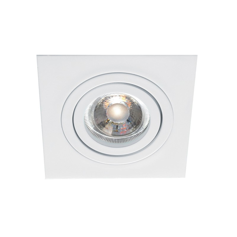 Recessed Spot White Square Adj 92X92 Richard RICHARD GU10  MAX 50W WHITE IP20 220-240 VAC  ALUMINIUM      4106201 