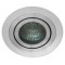 Recessed Spot White Round D 92 Richard RICHARD GU10 1 x MAX 50W SILVER  IP20 220-240 VAC  ALUMINIUM      4106400 