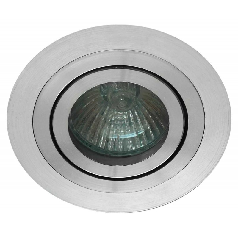 Recessed Spot White Round D 92 Richard RICHARD GU10 1 x MAX 50W SILVER  IP20 220-240 VAC  ALUMINIUM      4106400 