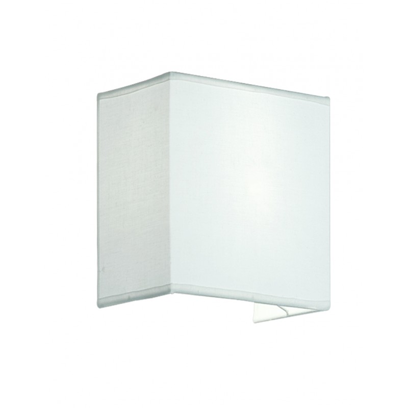 Wall Lamp White Linea LINEA E27 1 x MAX 42W  WHITE IP20 220-240 VAC  FABRIC SHADE / ELECTROSTATIC PAINTED STEEL      4123800 