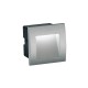 ВГРАДЕНА СТЕННА ЛАМПА RIVA 90X90 LED 1,5W СИВ ЦВЯТ