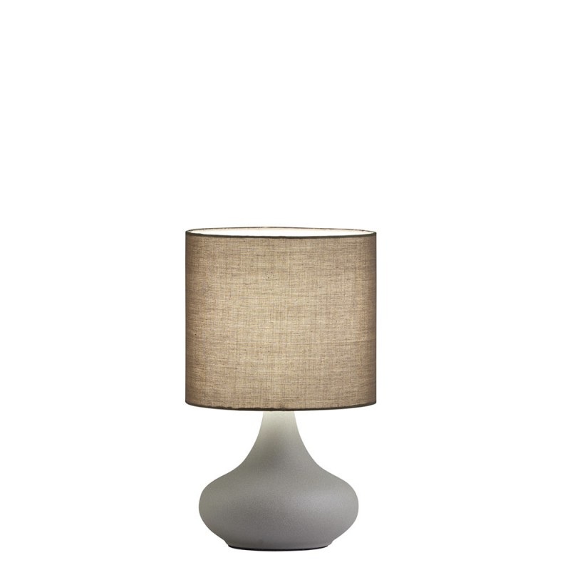 Table Lamp D 200 Lana LANA E14 MAX 40W GREY IP20 220-240V  FABRIC SHADE / ELECTROSTATIC PAINTED STEEL      4152900 