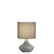 Table Lamp D 200 Lana LANA E14 MAX 40W GREY IP20 220-240V  FABRIC SHADE / ELECTROSTATIC PAINTED STEEL      4152900 