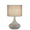Table Lamp D 300 Lana LANA E27 MAX 40W GREY IP20 220-240V  FABRIC SHADE / ELECTROSTATIC PAINTED STEEL      4153000 