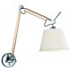 Wall Lamp White D 200 Filipa FILIPA E27 MAX 60W WHITE / GOLD MATT IP20 220-240V  FABRIC SHADE / PLATED STEEL      4172601 