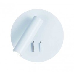 LED СТЕННА ЛАМПА MOBY 6W + 3W БЯЛА