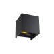 СТЕННА ЛАМПА SQUARE GREG LED 6W ЧЕРЕН IP54