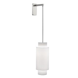 Wall Lamp Maya ΜΑΥΑ E27 MAX 60W WHITE / NIKEL MATT IP20 220-240 VAC FABRIC SHADE / PLATED STEEL 4196200 Wall Lamp Maya ΜΑΥΑ E27 MAX 60W WHITE / NIKEL MATT IP20 220-240 VAC FABRIC SHADE / PLATED STEEL 4196200