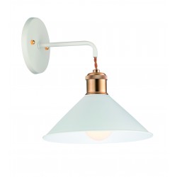 Wall Lamp White Rodeo RODEO E27 MAX 40W WHITE IP20 220-240V ELECTROSTATIC PAINTED STEEL 4196800 Wall Lamp White Rodeo RODEO E27 MAX 40W WHITE IP20 220-240V ELECTROSTATIC PAINTED STEEL 4196800