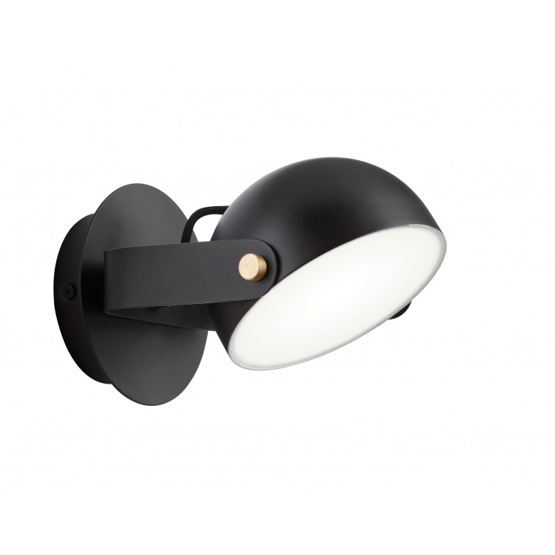 СТЕННА ЛАМПА HEMI LED 5,8W ЧЕРНА