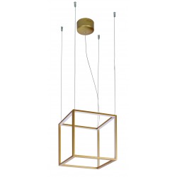 ПЕНДЕЛ GOLD CUBE 36W ЗЛАТЕН МАТ