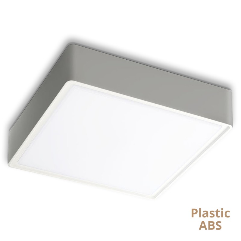 ТЪНЪК ТАВАНЕН ПЛАФОН DONOUSA LED 24W СРЕБРИСТ