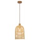 ВИСЯЩО ОСВЕТИТЕЛНО ТЯЛО BELL RATTAN / WOOD