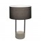 Table Lamp Allegro ALLEGRO E27 MAX 40W BLACK / GREY IP20 220-240V  FABRIC SHADE / ELECTROSTATIC PAINTED STEEL      4219400 