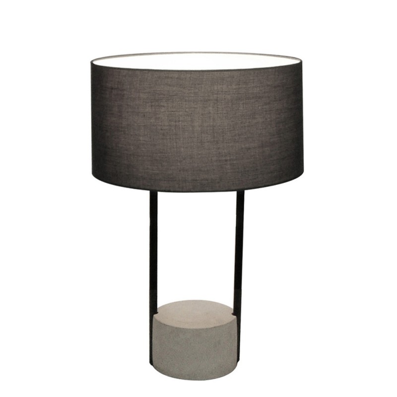 Table Lamp Allegro ALLEGRO E27 MAX 40W BLACK / GREY IP20 220-240V  FABRIC SHADE / ELECTROSTATIC PAINTED STEEL      4219400 