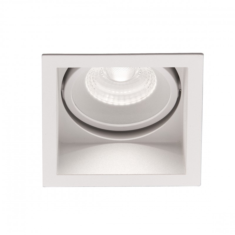 White Adjustable Square Spot Frame Top Spot TOP-SPOT   WHITE IP20   ALUMINIUM      4220000 