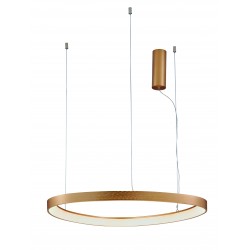 ПЕНДЕЛ LOOP LED 48W БРУШЕНО ЗЛАТО 3000K