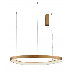 ПЕНДЕЛ LOOP LED МОДУЛ 60W БРУШЕНО ЗЛАТО