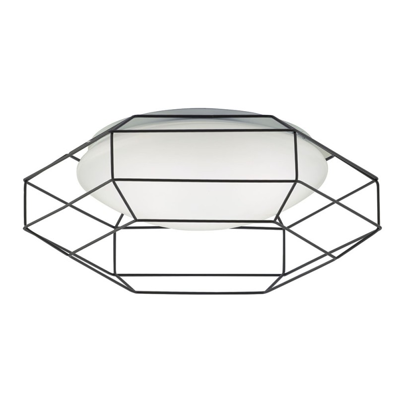 СТЕНЕН/ТАВАНЕН ПЛАФОН MONTE LED 12W 3000K ЧЕРЕН