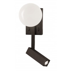 СТЕННА ЛАМПА REFLECT LED 5W + 3W БЯЛО/ЧЕРНО СТЕННА ЛАМПА REFLECT LED 5W + 3W БЯЛО/ЧЕРНО