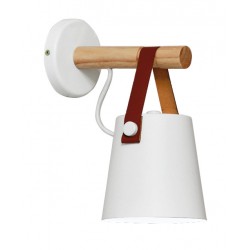 Wall Lamp White Vetra VETRA E27 MAX 40W WHITE IP20 220-240V ELECTROSTATIC PAINTED STEEL / WOOD 4231600 Wall Lamp White Vetra VETRA E27 MAX 40W WHITE IP20 220-240V ELECTROSTATIC PAINTED STEEL / WOOD 4231600