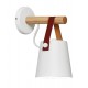 Wall Lamp White Vetra VETRA E27 MAX 40W WHITE IP20 220-240V  ELECTROSTATIC PAINTED STEEL / WOOD      4231600 