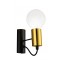 Wall Lamp Volter VOLTER E27 MAX 40W BLACK / GOLD IP20 220-240V  PLATED STEEL       4232500 